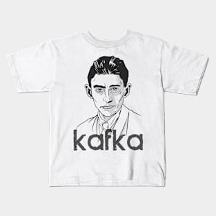 Franz Kafka Drawing Kids T-Shirt